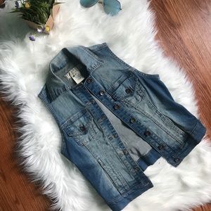 Blue Denim Vest